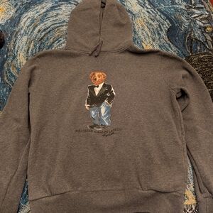 Polo Bear by Ralph Lauren Gray Hoodie